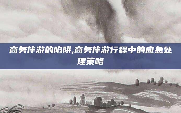 焦作商务伴游的陷阱,商务伴游行程中的应急处理策略